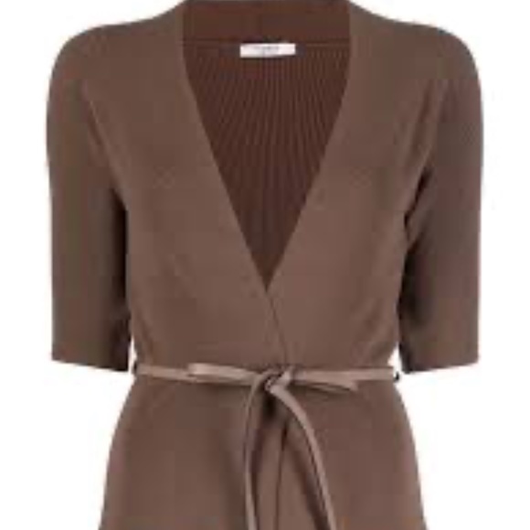 Perserico short sleeve belted cardigan - Picture 4 of 6